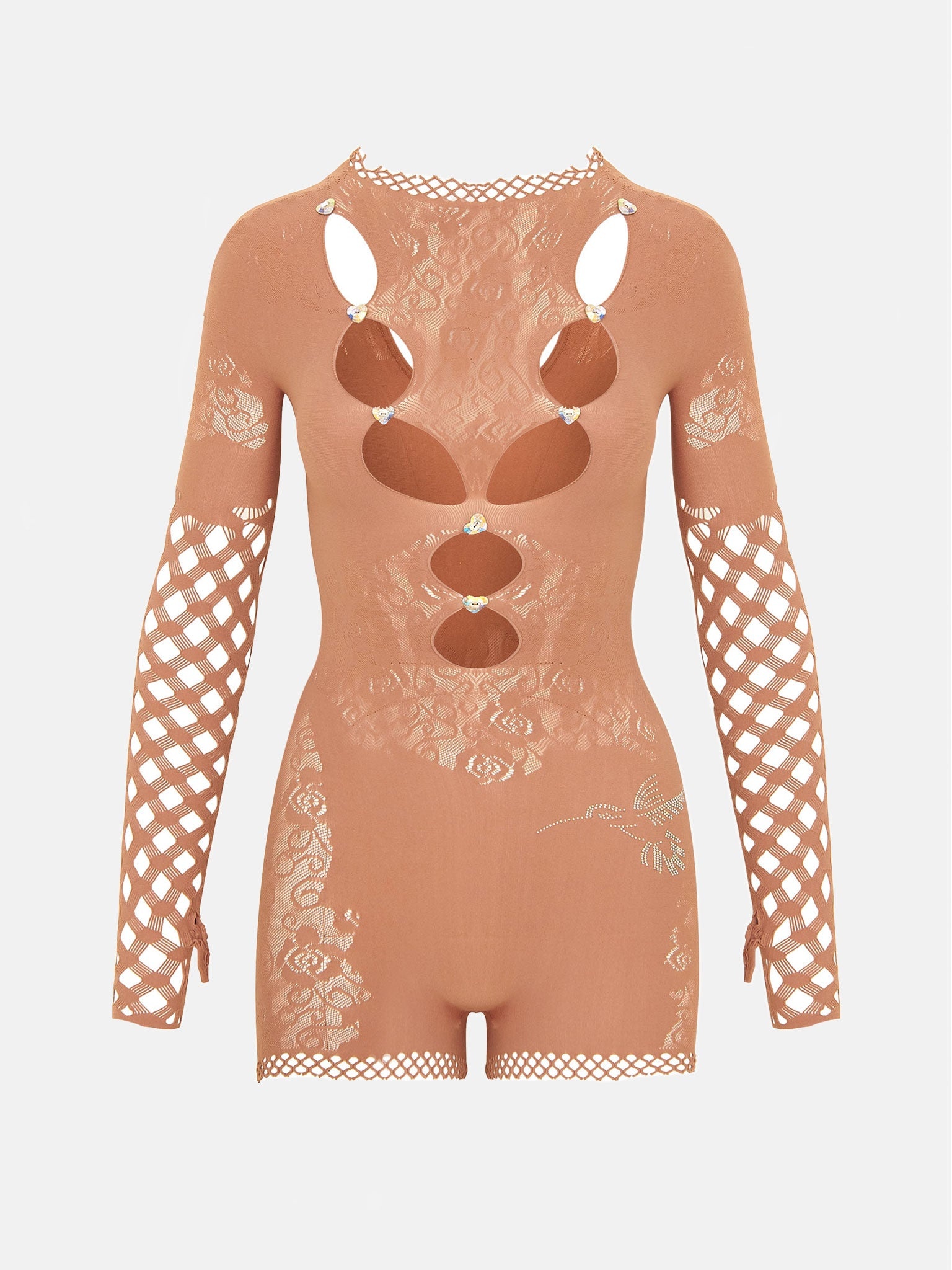 RIVER PLAYSUIT LATTE - 1