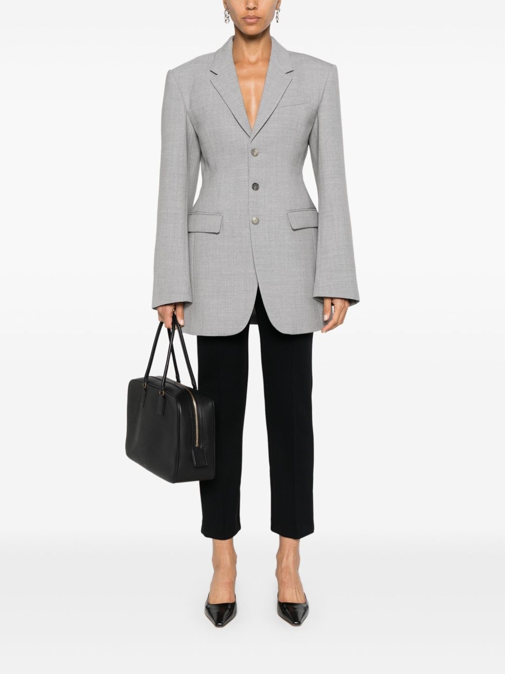 seam-detail trousers - 2