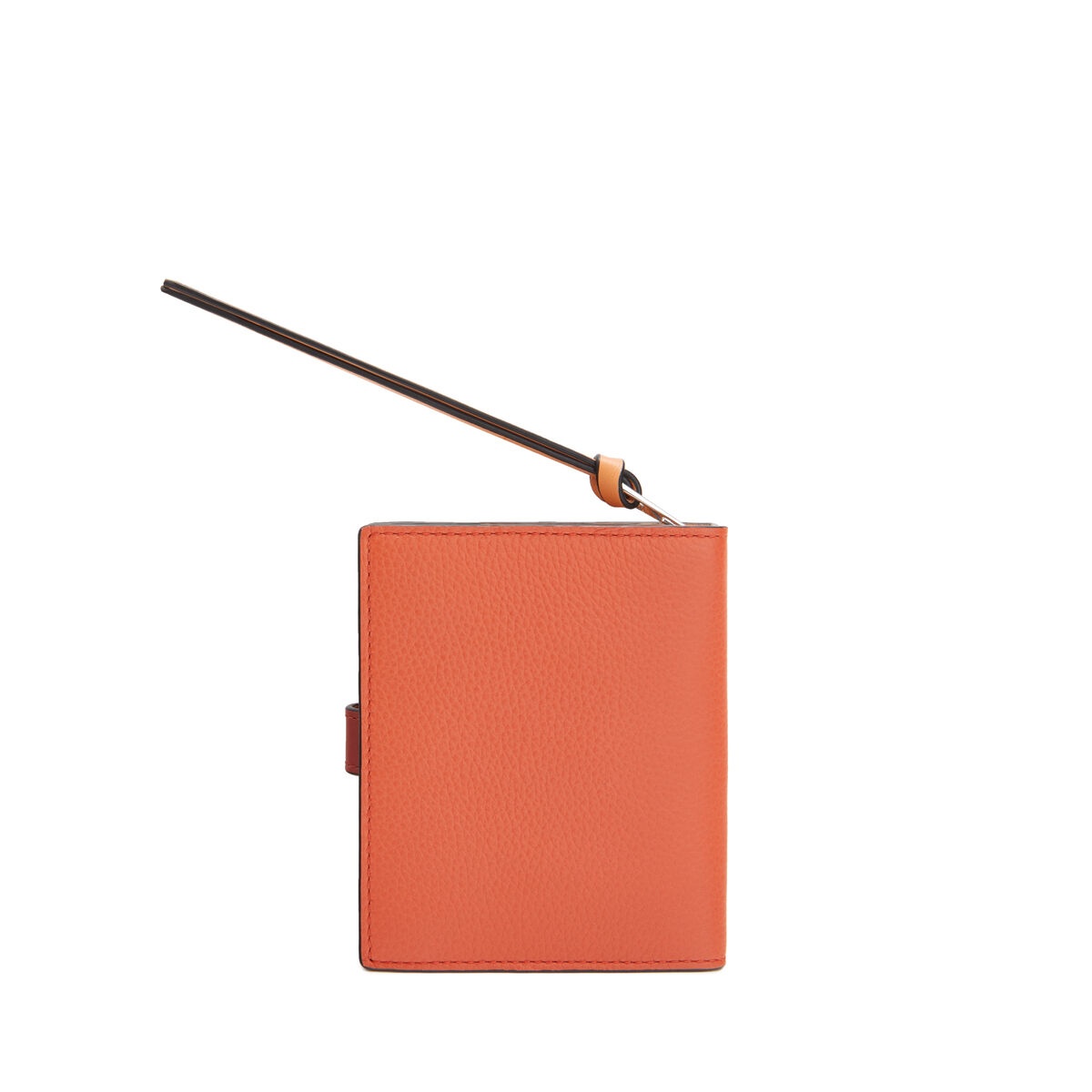 Compact zip wallet in soft grained calfskin - 3