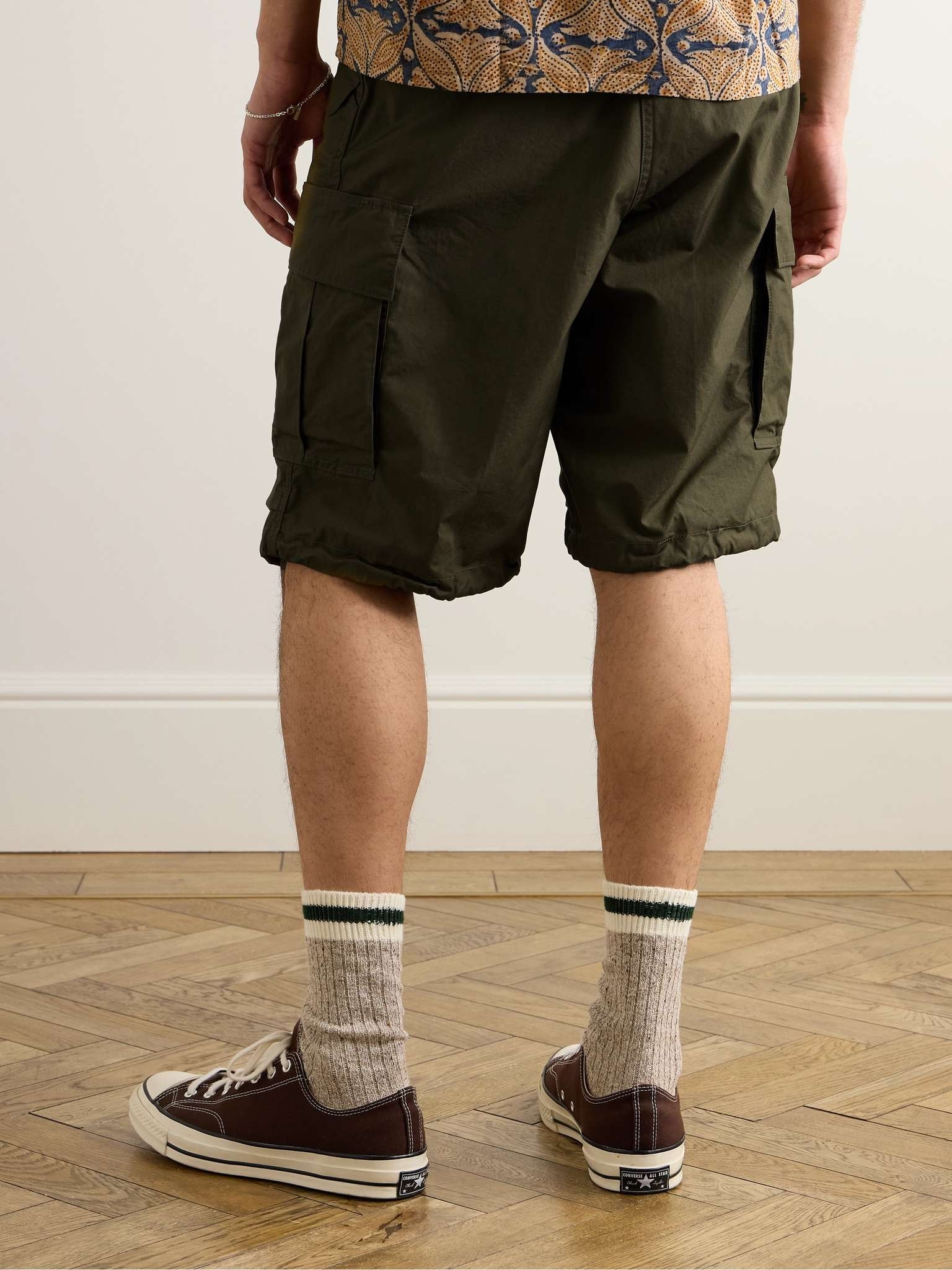 Straight-Leg Cotton-Ripstop Cargo Shorts - 3
