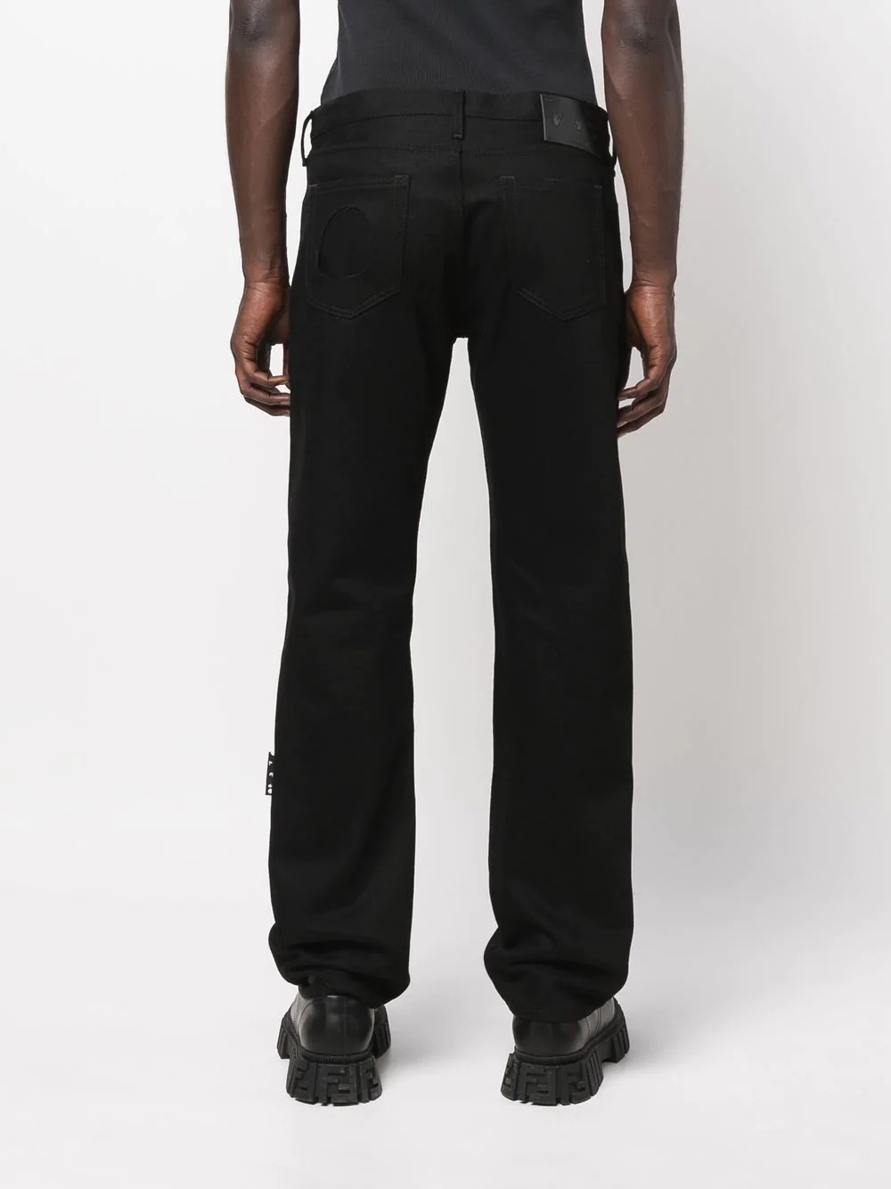 Meteor cut-out slim-fit jeans - 4