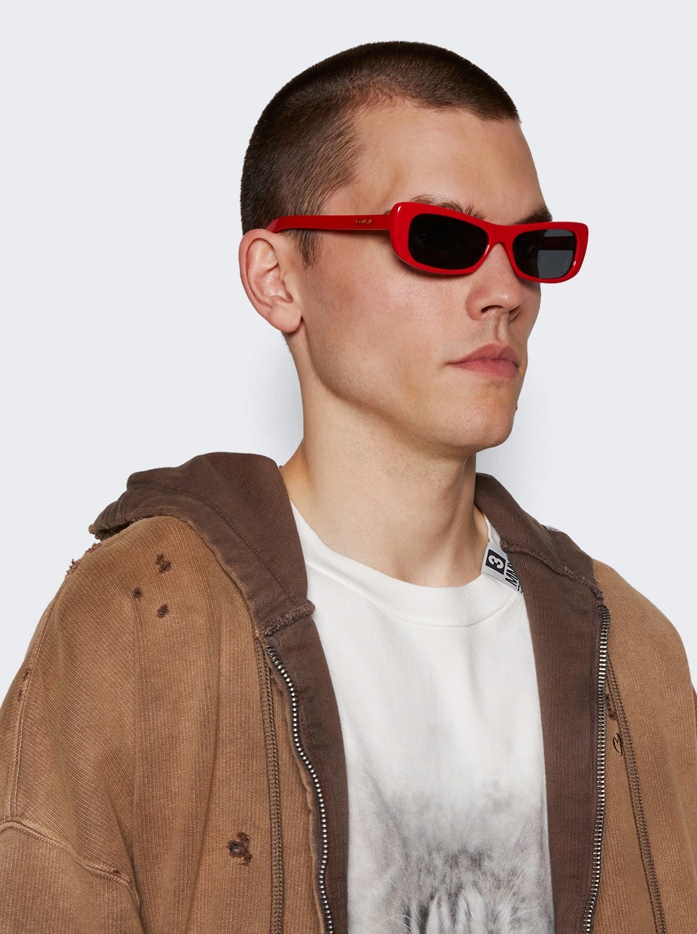 X Jacquemus Capri Sunglasses Red - 3