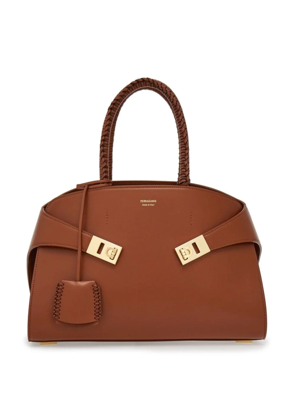 small The Hug leather tote bag - 1