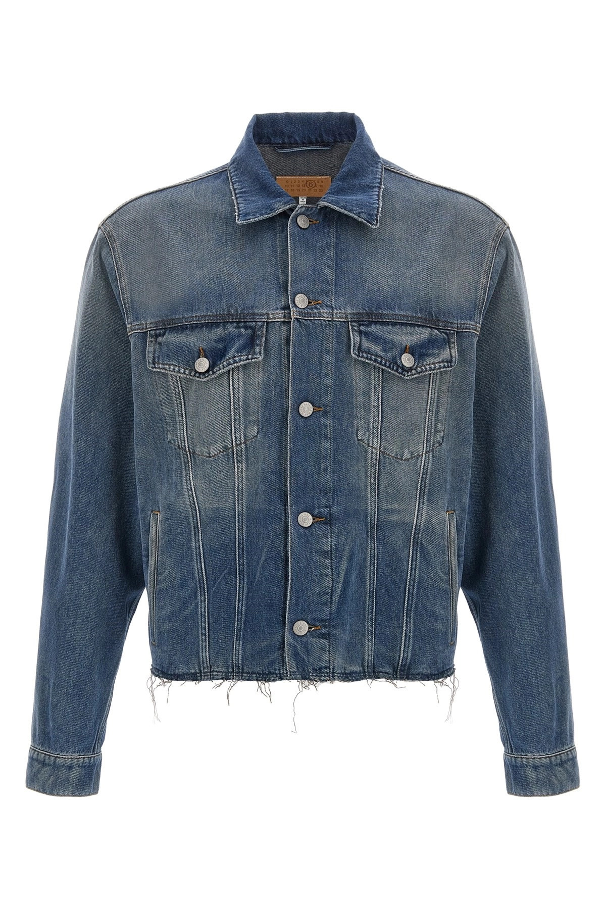 Raw cut denim jacket - 1