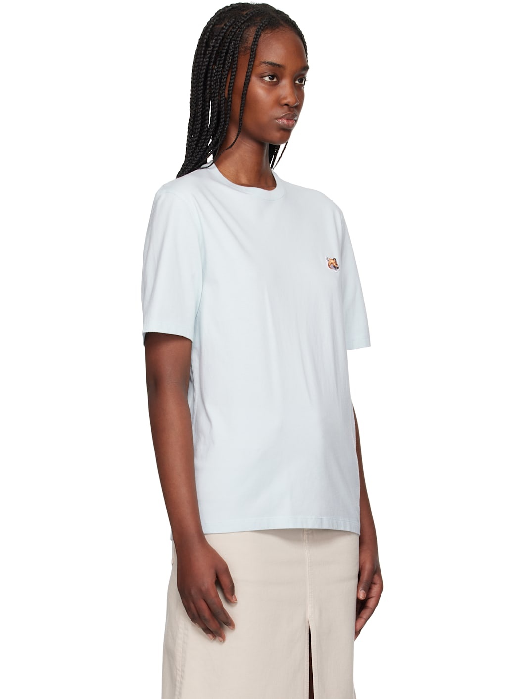 Blue Fox Head Patch Regular T-shirt - 2