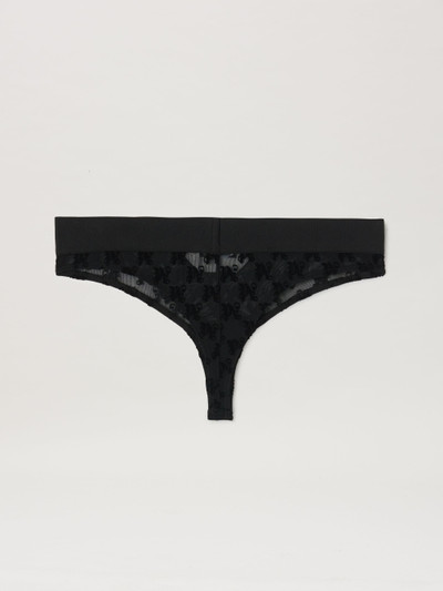 Palm Angels Monogram Lace Thong outlook