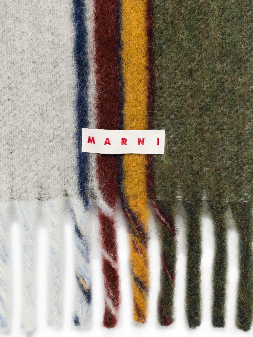 logo-patch scarf - 2