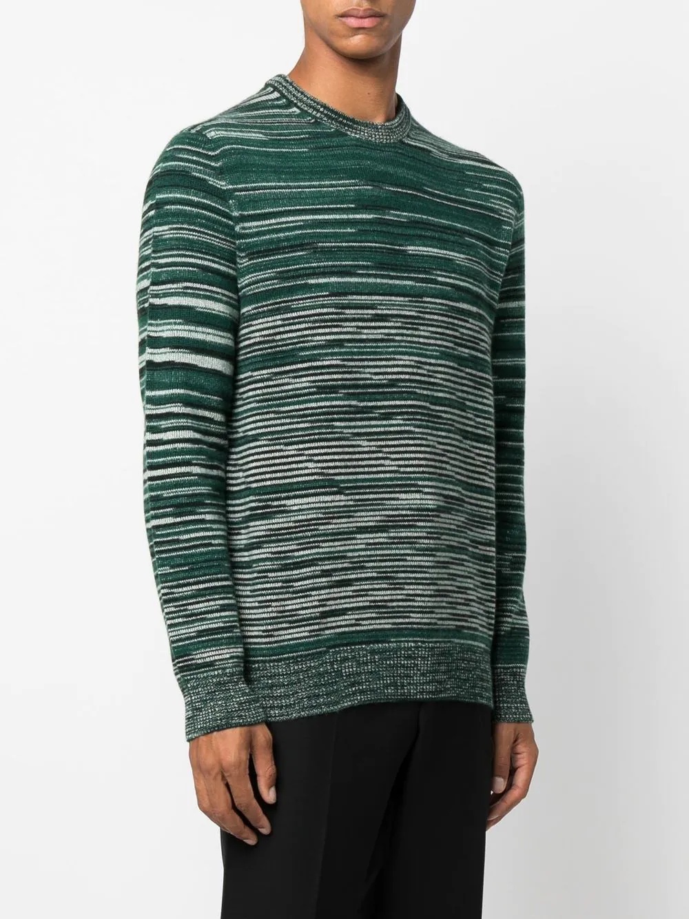 wool striped jumper - 3