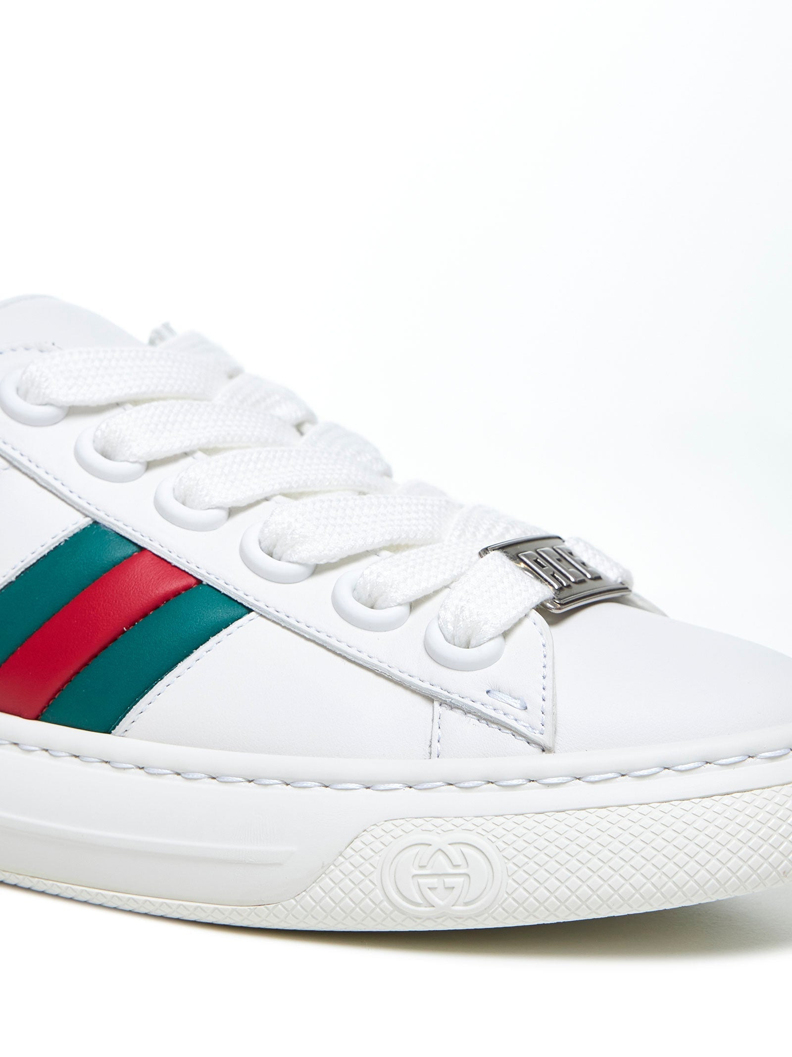Gucci Women Ace Leather Sneakers - 4