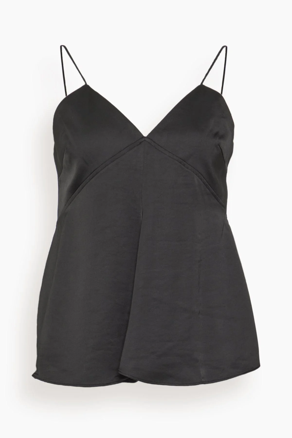 Elise Spaghetti Strap Cami in Black - 1