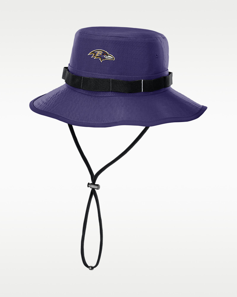 Baltimore Ravens Primetime Apex Boonie Men's NFL Dri-FIT College Bucket Hat 1
