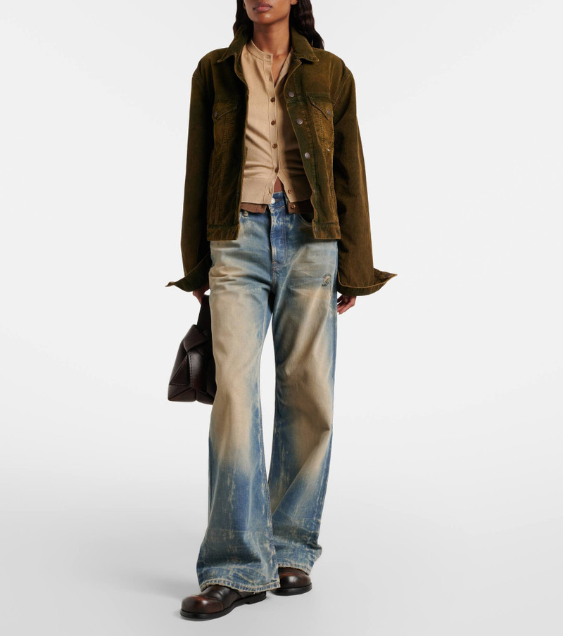 Acne Studios 2021 high-rise wide-leg jeans outlook