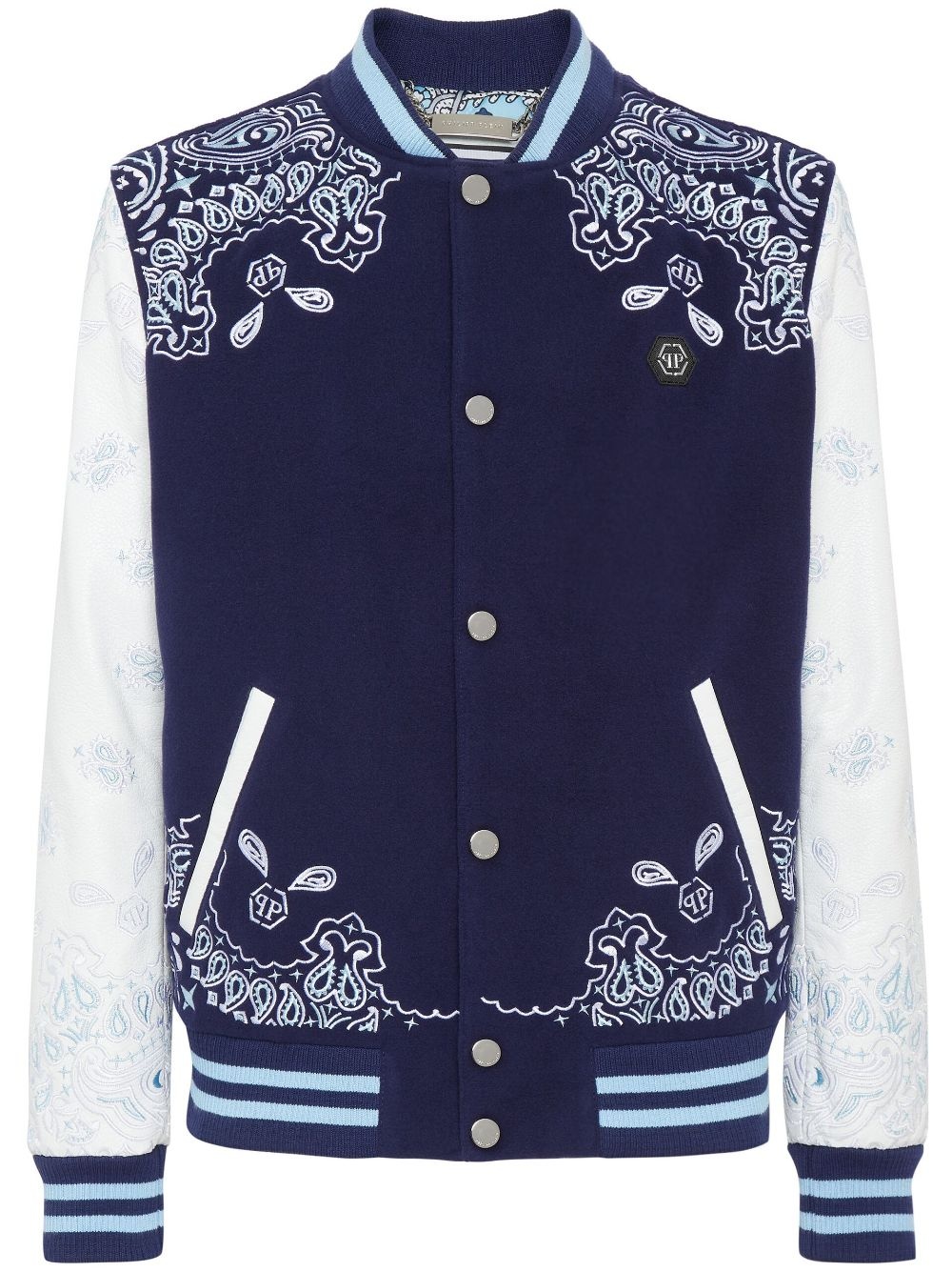 paisley-print bomber jacket - 1