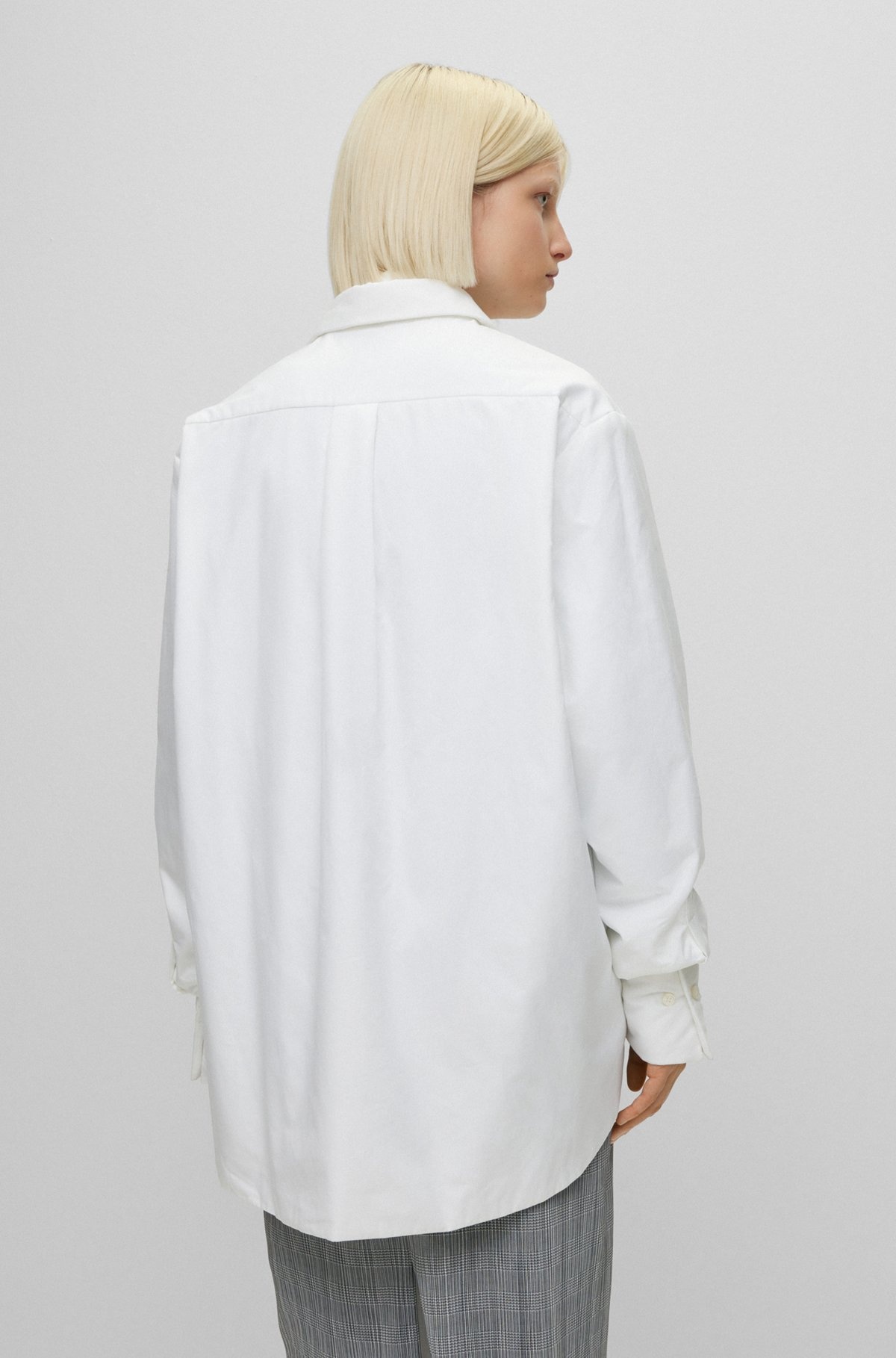 OVERSIZE, PADDED COTTON-POPLIN SHIRT JACKET - 5