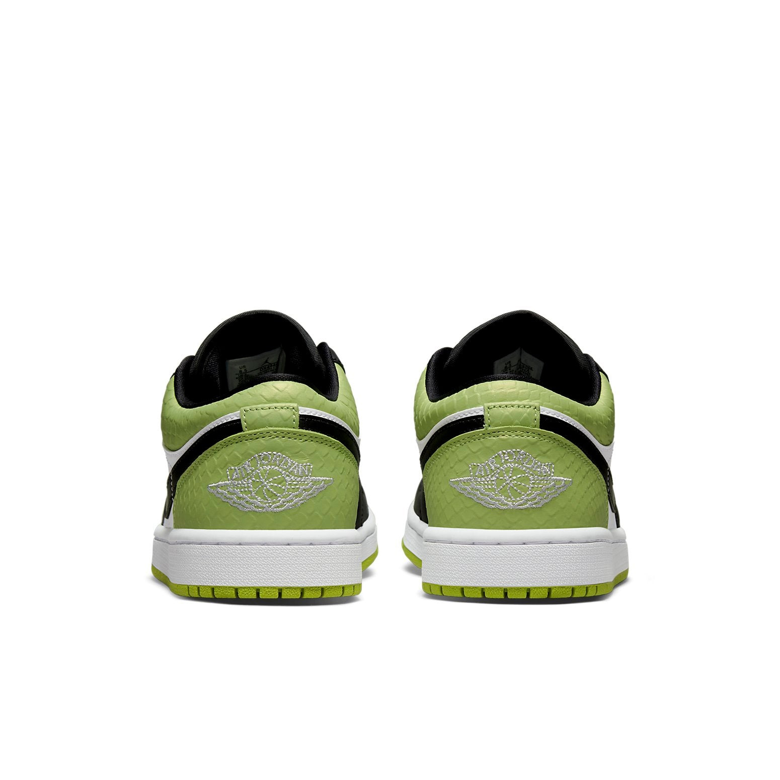 (WMNS) Air Jordan 1 Low SE 'Vivid Green Snakeskin' DX4446-301 - 5
