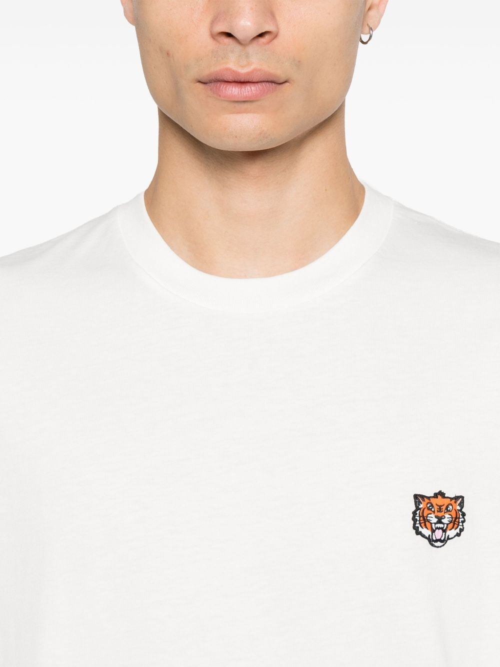 Kenzo Men Happy Tiger Cotton T-Shirt - 2