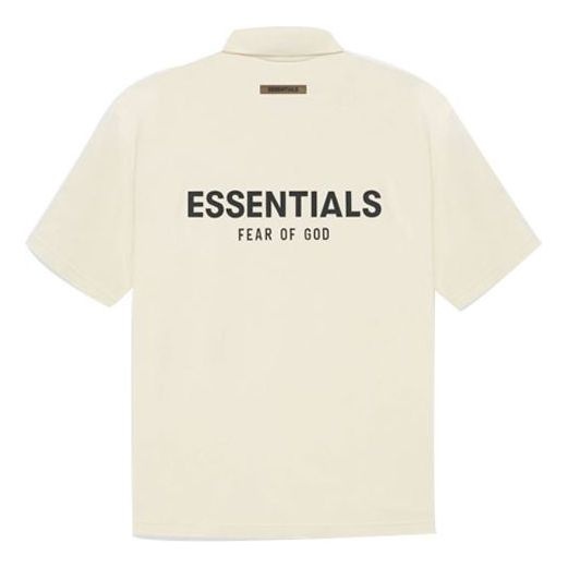 Fear of God Essentials SS21 Polo Shirt 'Buttercream' FOG-SS21-552 - 2