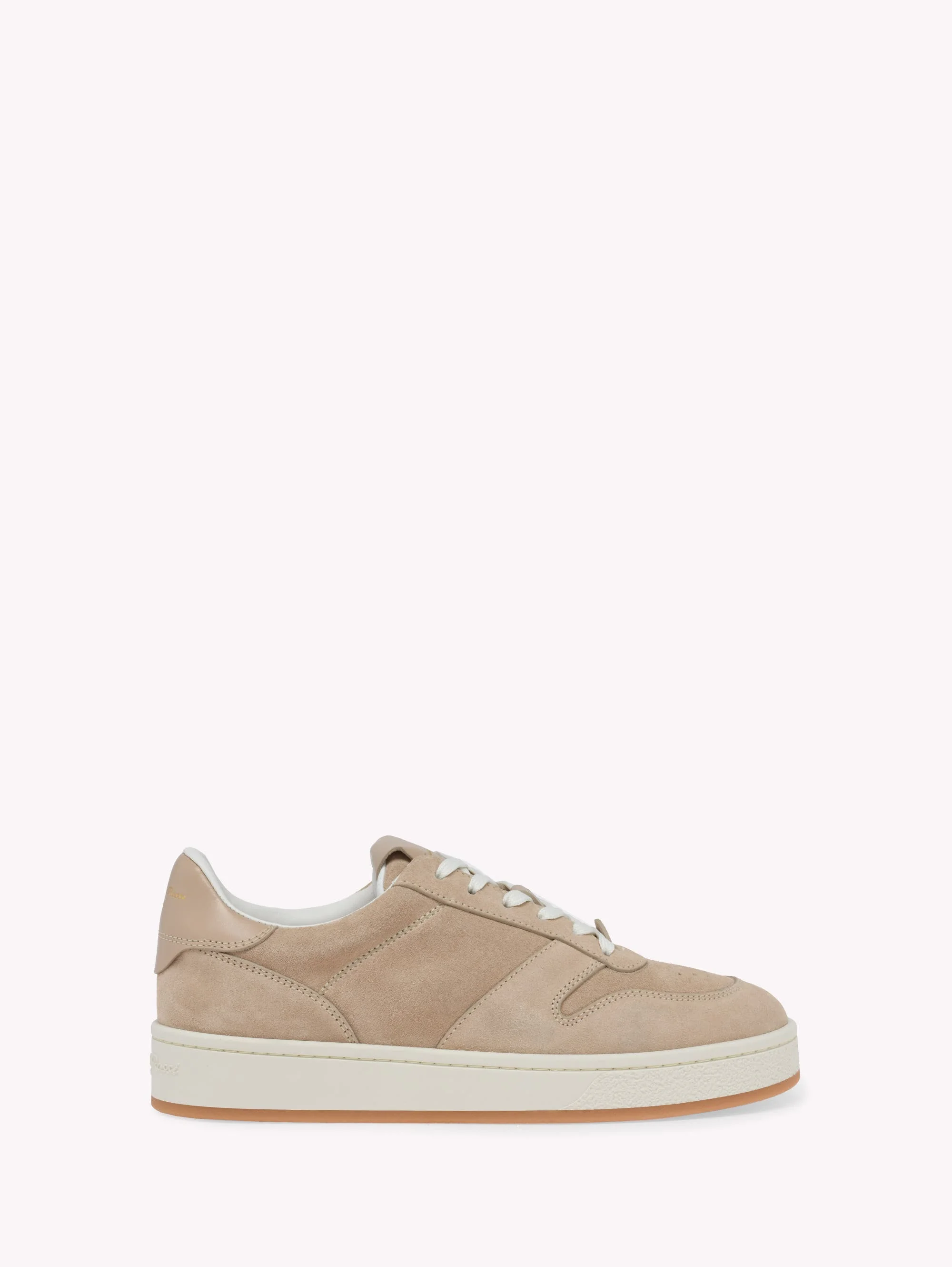 Gianvito Rossi Slam Sneaker in Beige Leather And Suede at Nordstrom - 1