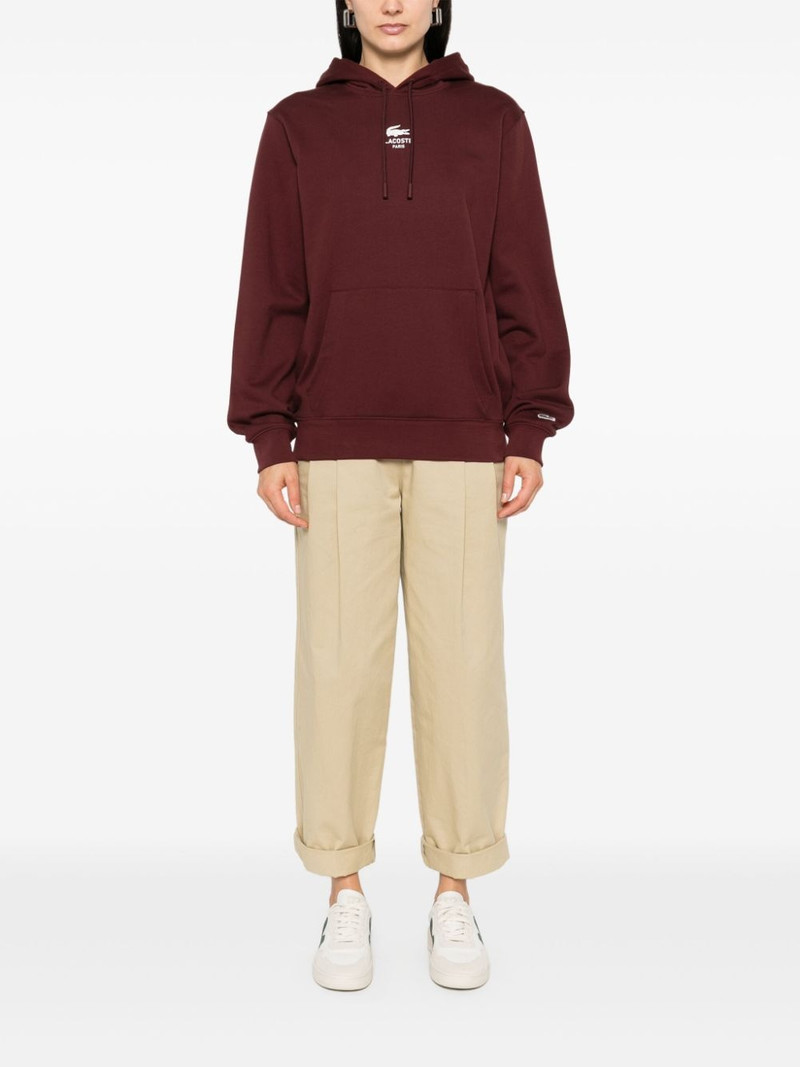 LACOSTE printed hoodie outlook