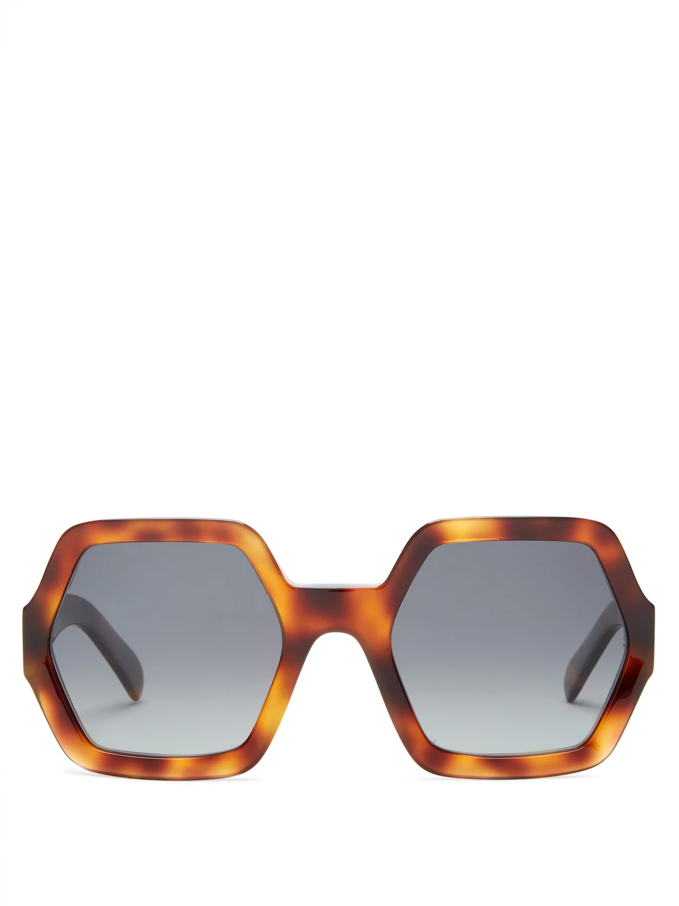 Hexagonal acetate sunglasses - 1