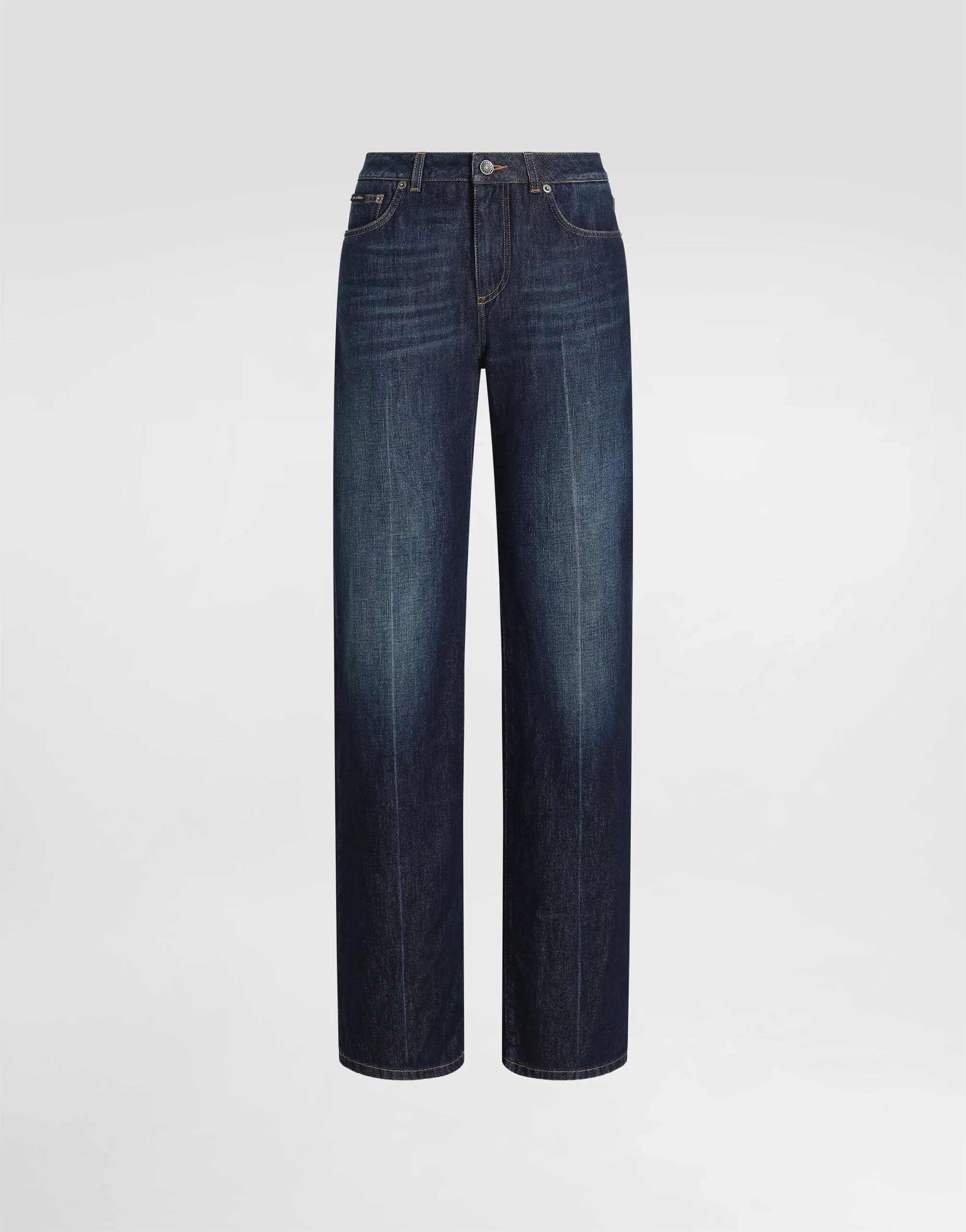 5-pocket denim trousers - 1