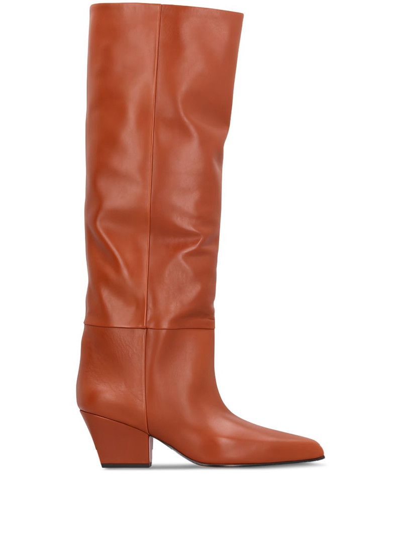 60mm Jane leather knee-high boots 1