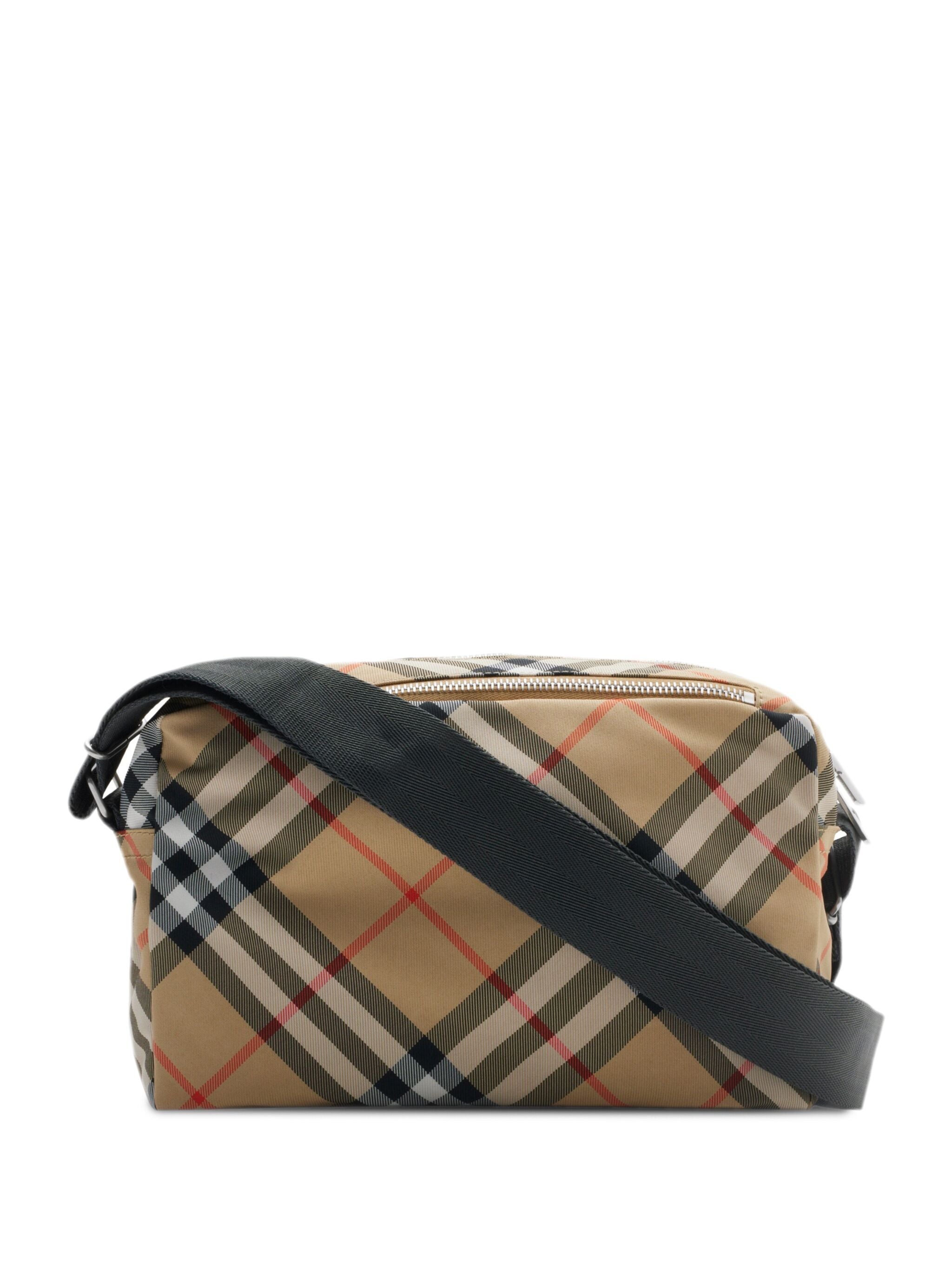 VINTAGE CHECK MESSENGER BAG - 2