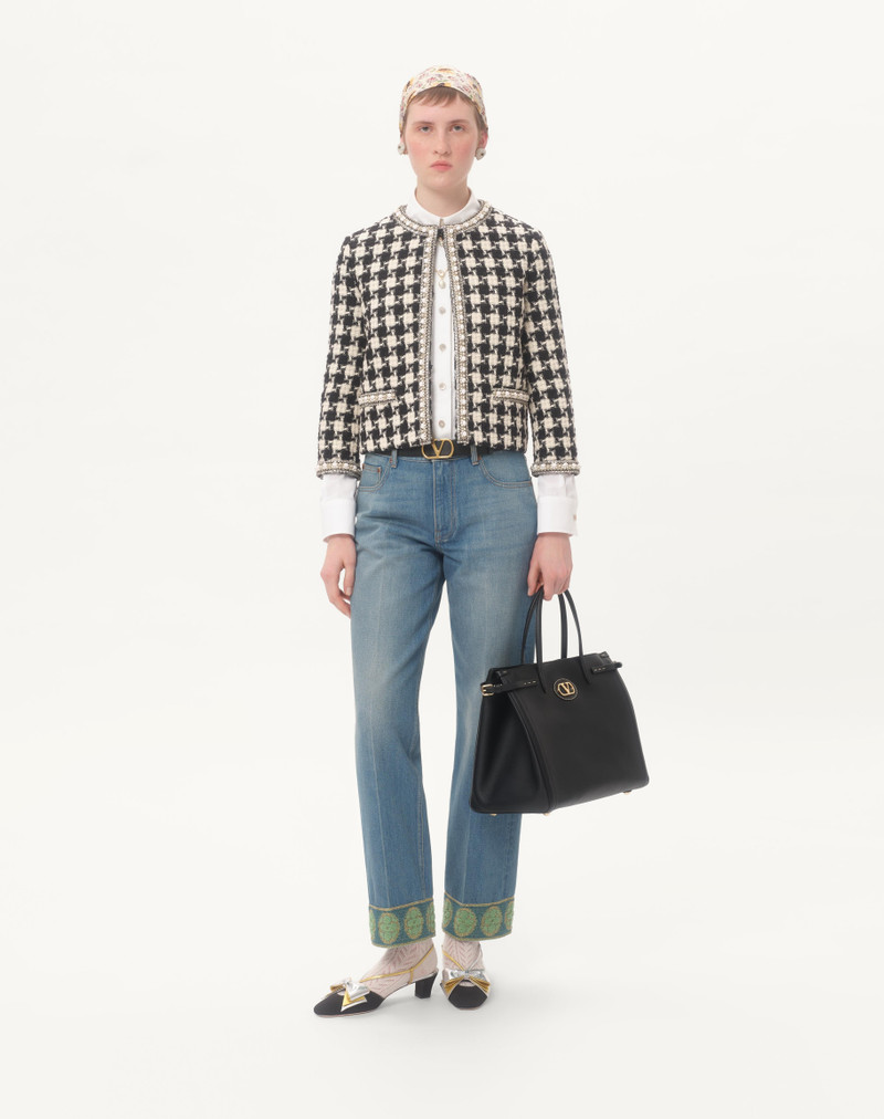 Valentino VALENTINO GARAVANI ANTIBES MEDIUM CALFSKIN SHOPPING BAG outlook