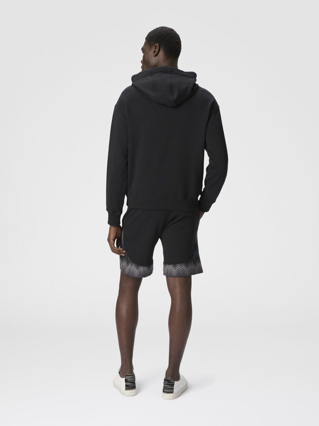 Hoodie with zigzag insert - 3