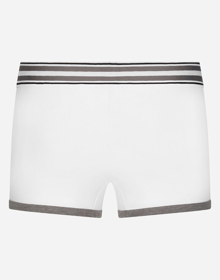 Regular-fit two-way stretch jersey boxers with DG logo - 2