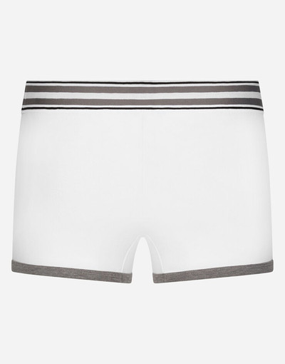 Dolce & Gabbana Regular-fit two-way stretch jersey boxers with DG logo outlook