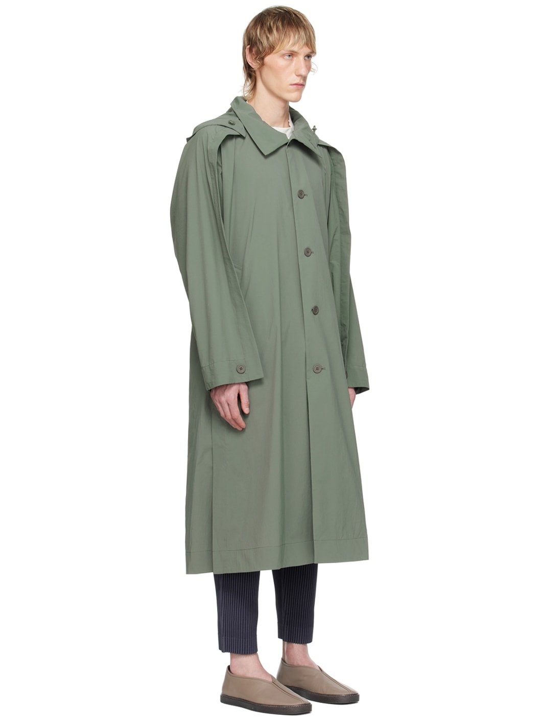 Khaki Wing Coat - 2