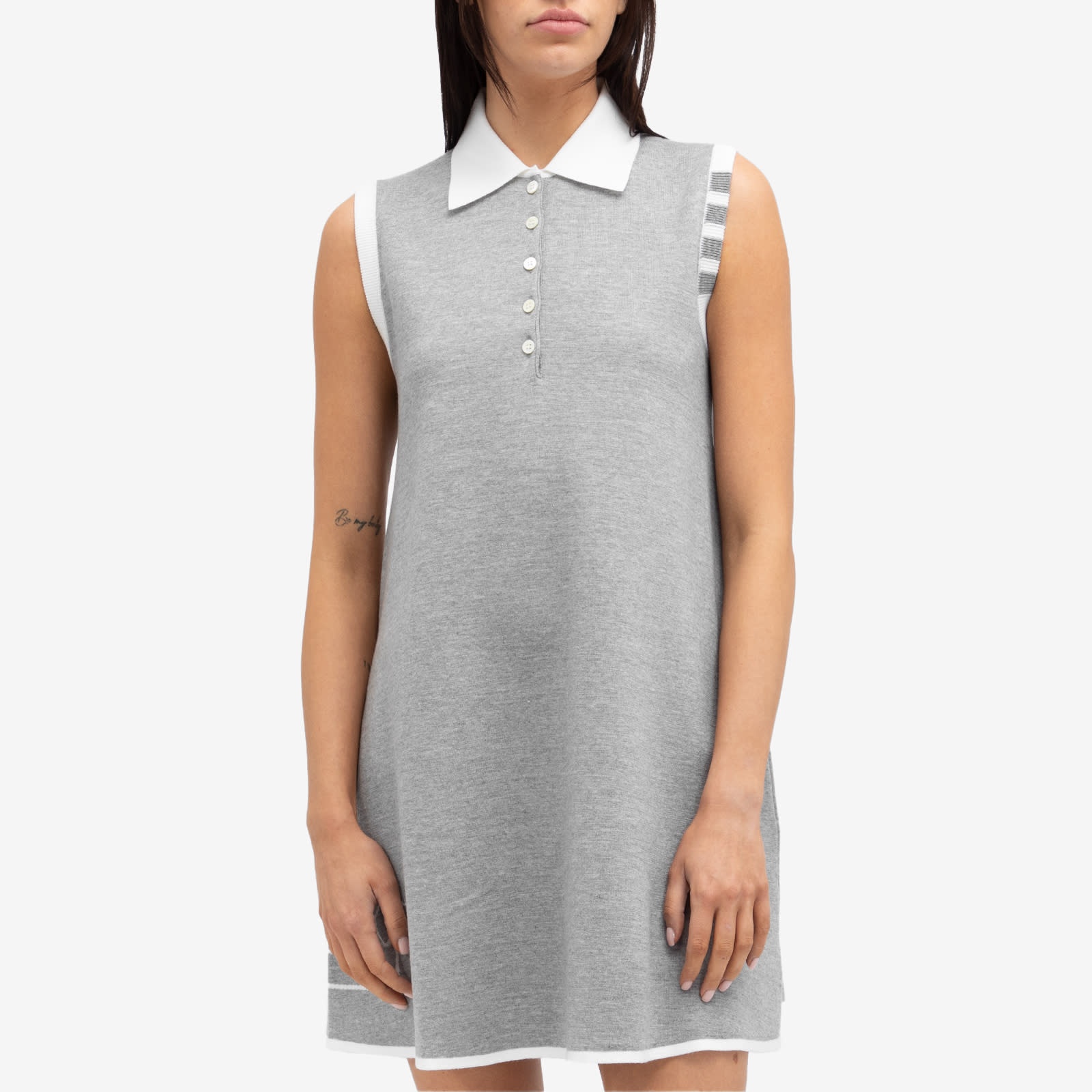 Thom Browne Hector Intarsia Polo Mini Dress - 2