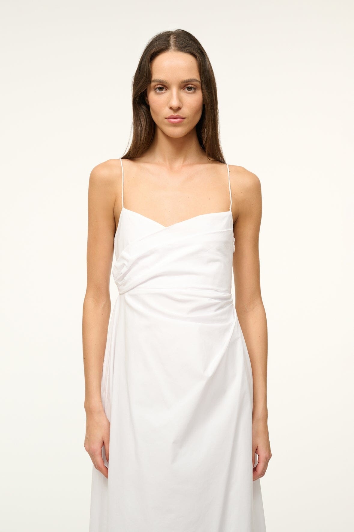 STAUD SARAH DRESS WHITE - 3