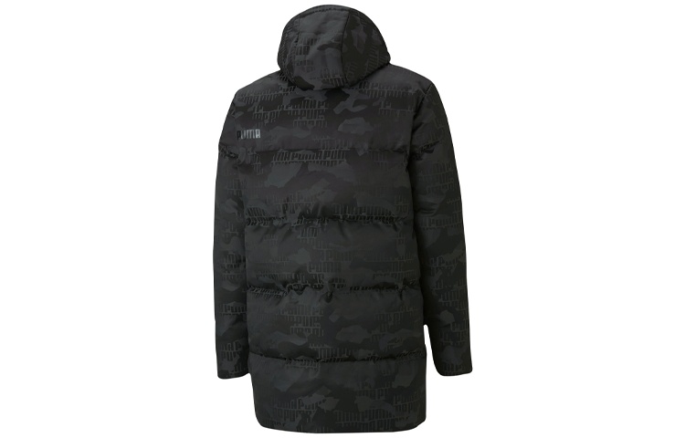 PUMA Camo Long Down Jacket 'Black' 585502-01 - 2