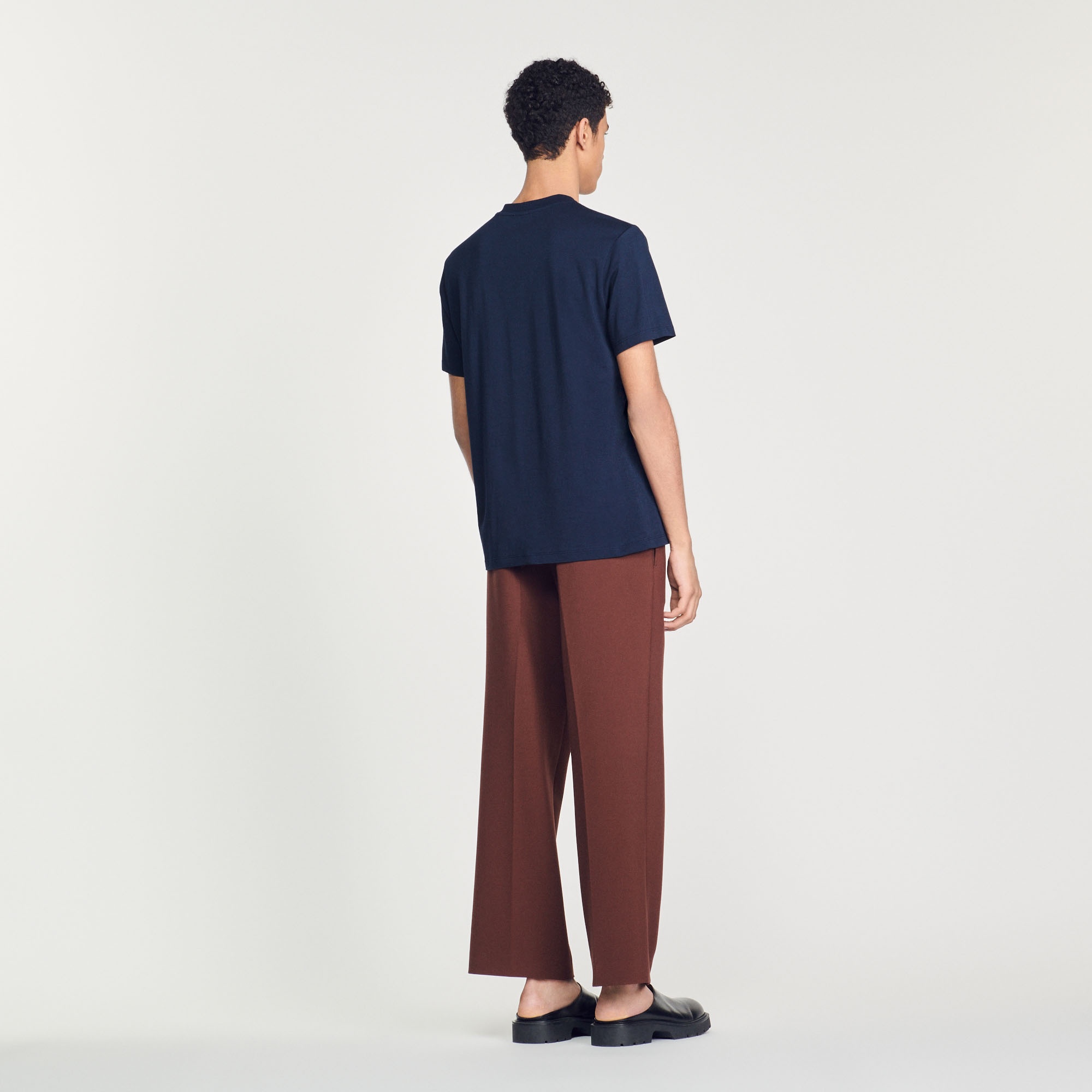 Sandro embroidery T-shirt - 6
