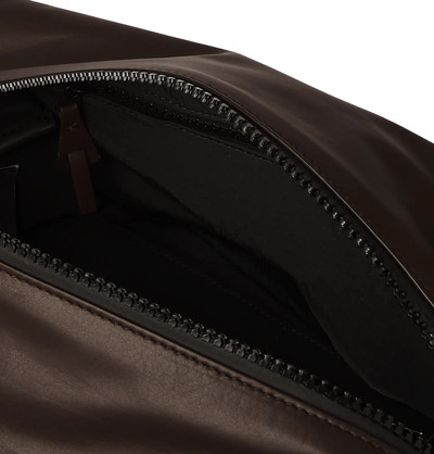 Bottega Veneta Reversible Leather and Nylon Wash Bag outlook