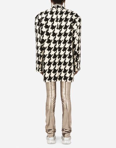 Dolce & Gabbana Houndstooth jacket with pearl DG buttons outlook