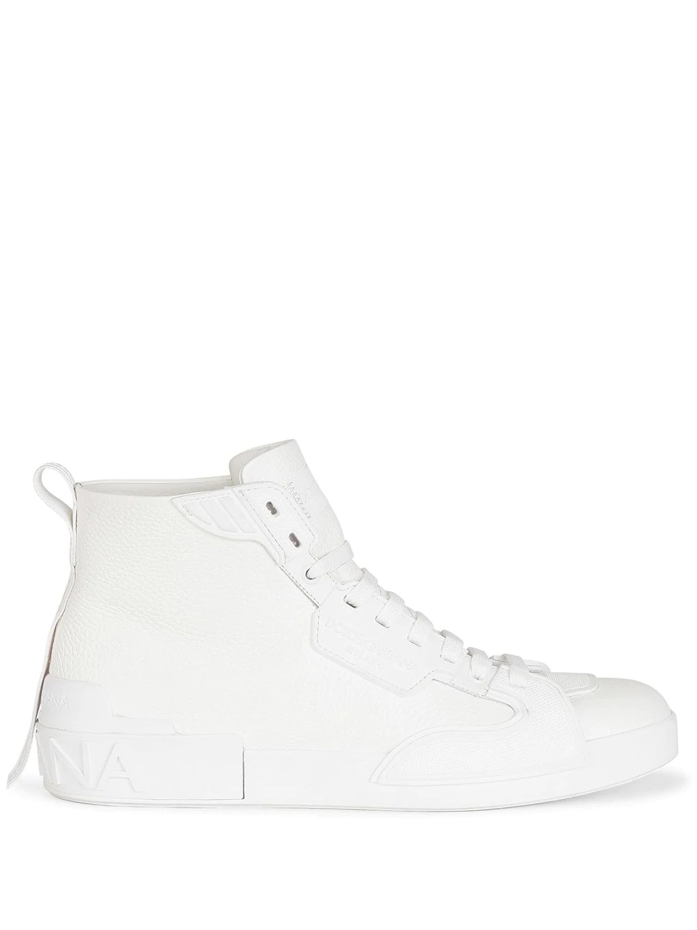 high-top lace-up sneakers - 1