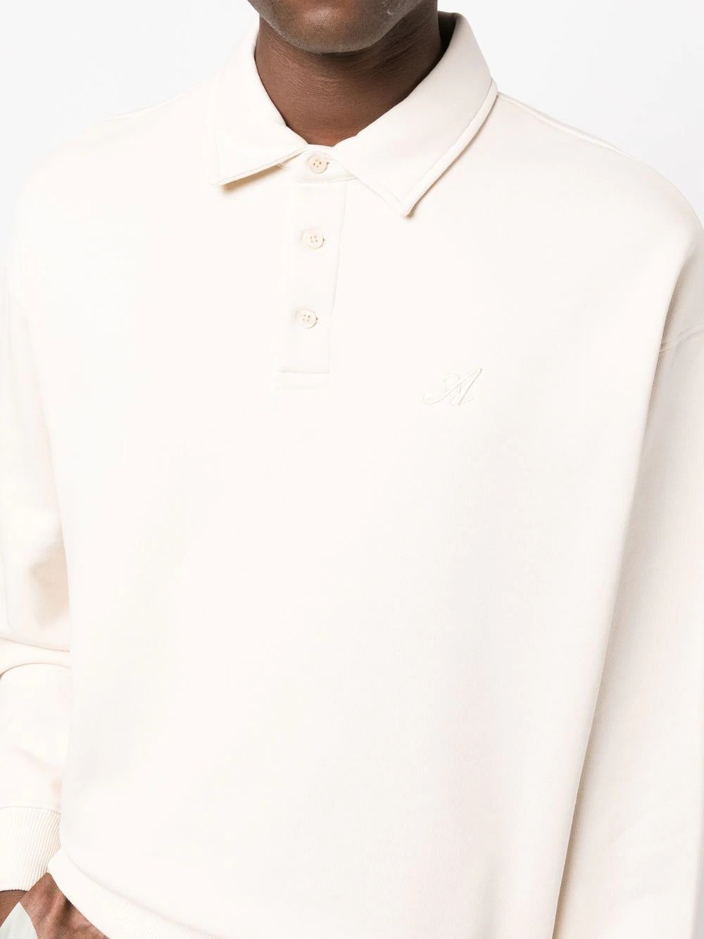 long-sleeve polo shirt - 5