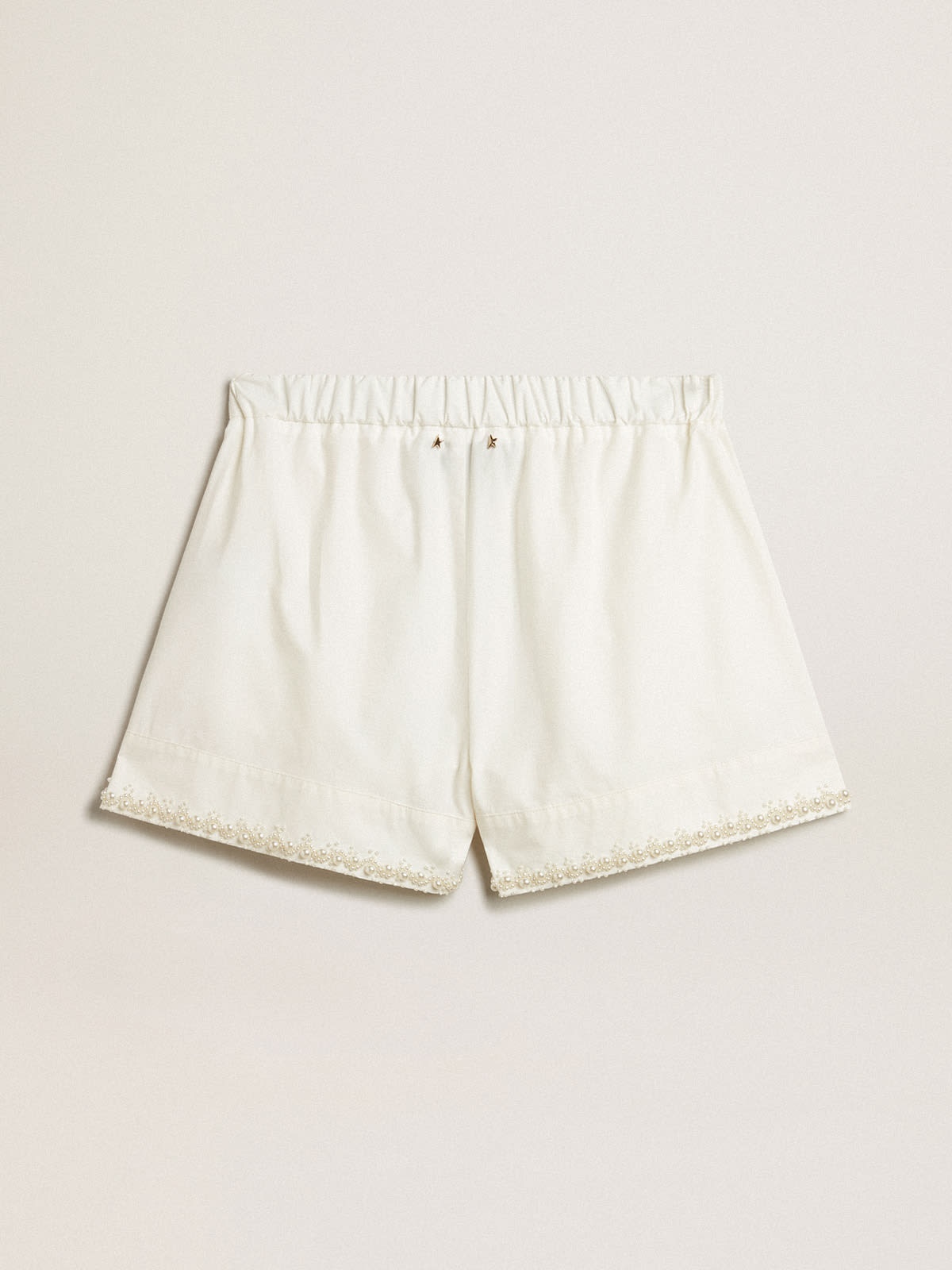 Cotton shorts with beading - 6