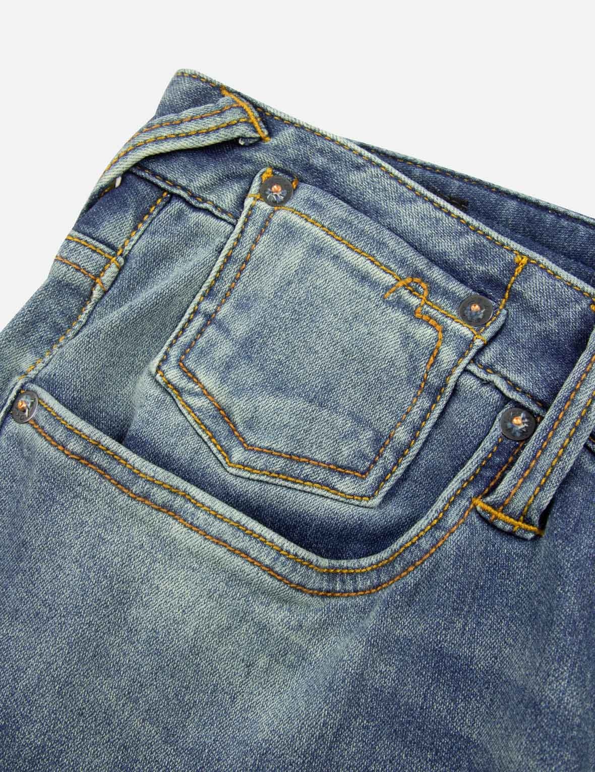 Multi-logo Daicock Print Carrot Fit Denim Jeans #2017 - 7