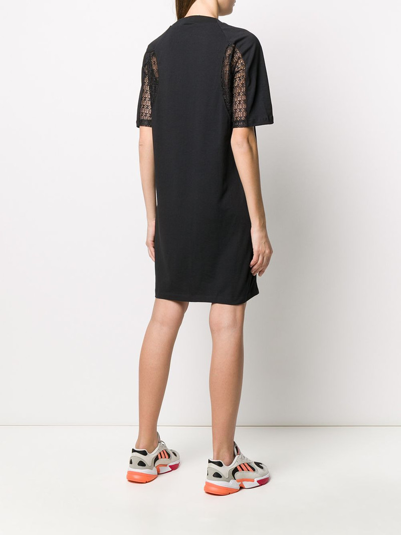 lace insert T-shirt dress 4