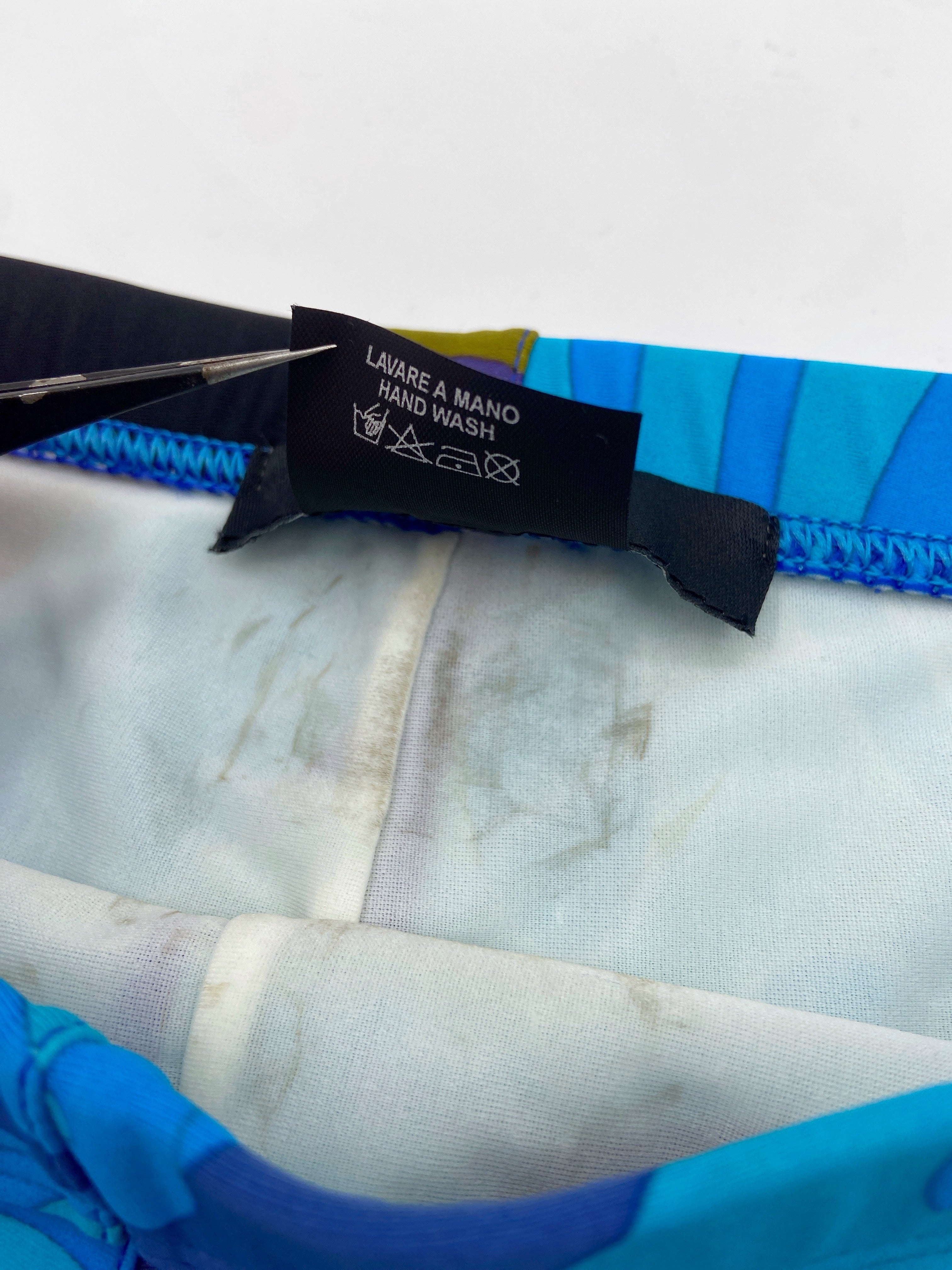 Gucci Spring 1999 Tom Ford Blue Floral Swimming Shorts Briefs S - 17