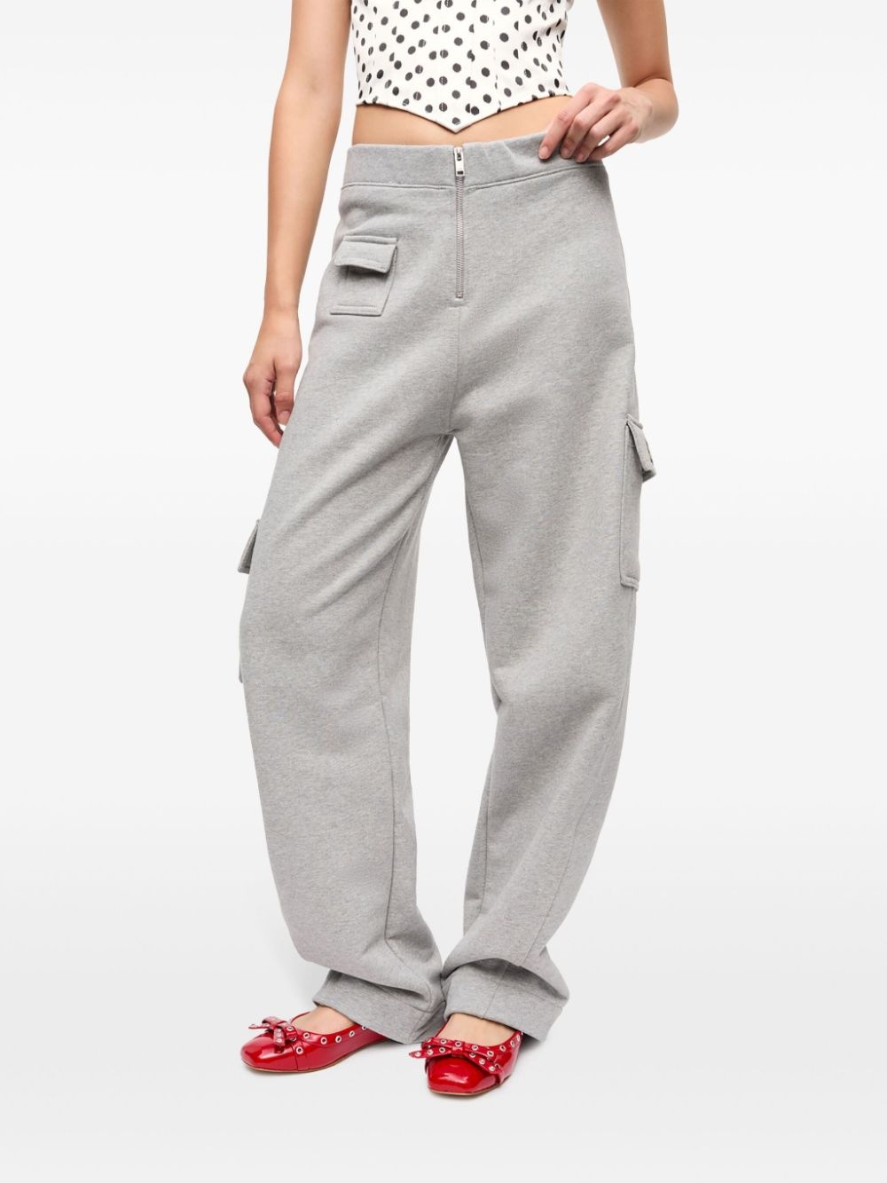 logo-patch track trousers - 3