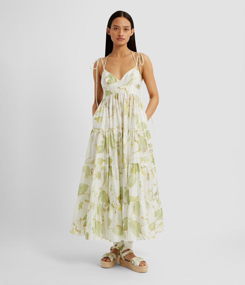 STRAPPY FIT AND FLARE DRESS 1