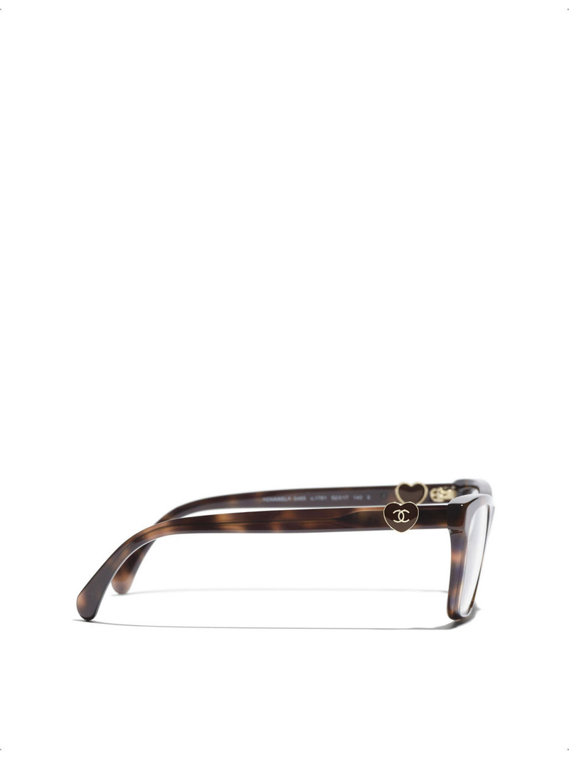 CH3465 rectangle-frame acetate glasses 3