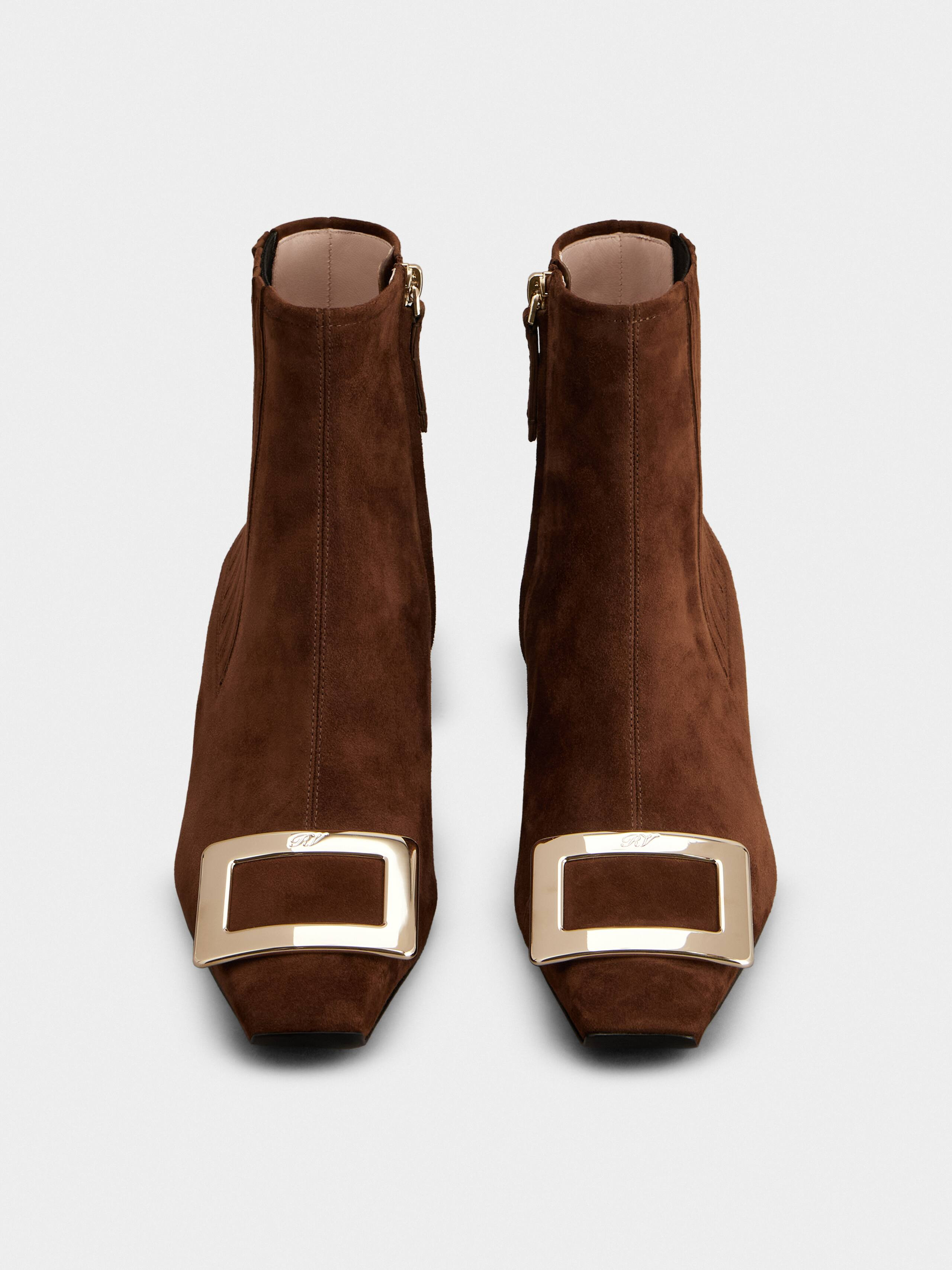 Belle Vivier Chelsea Booties in suede - 7