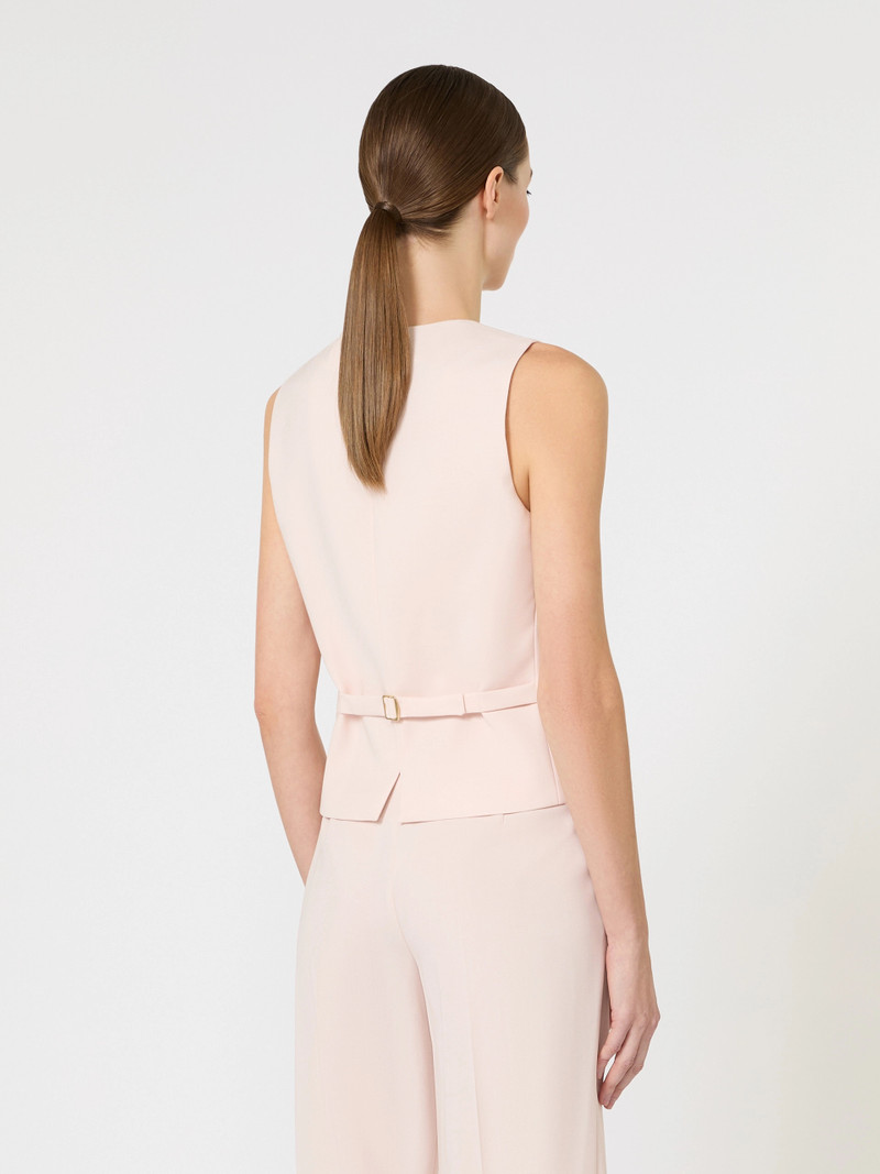 MADIA Wool crepe gilet - PINK 4