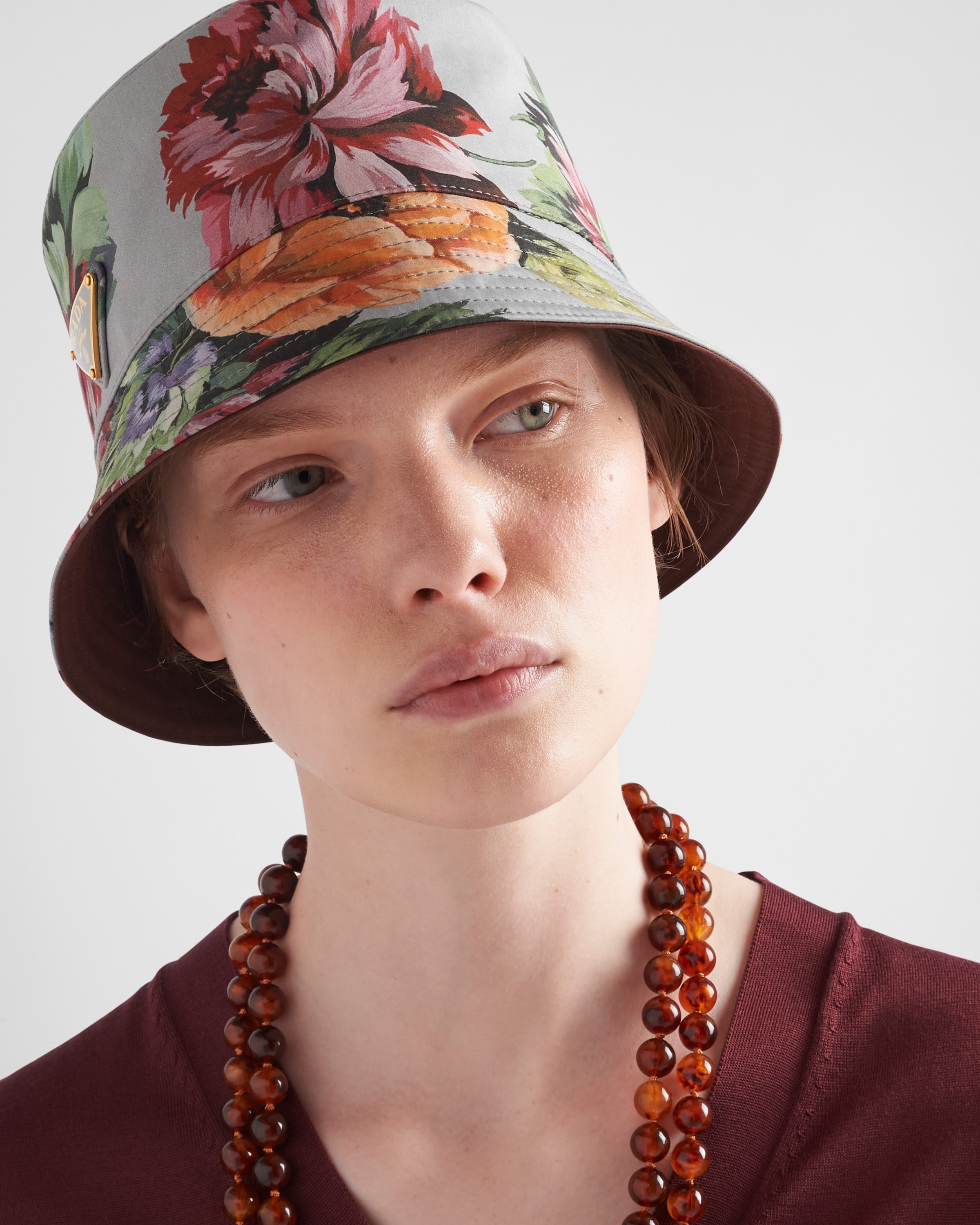 Reversible printed cotton bucket hat - 2